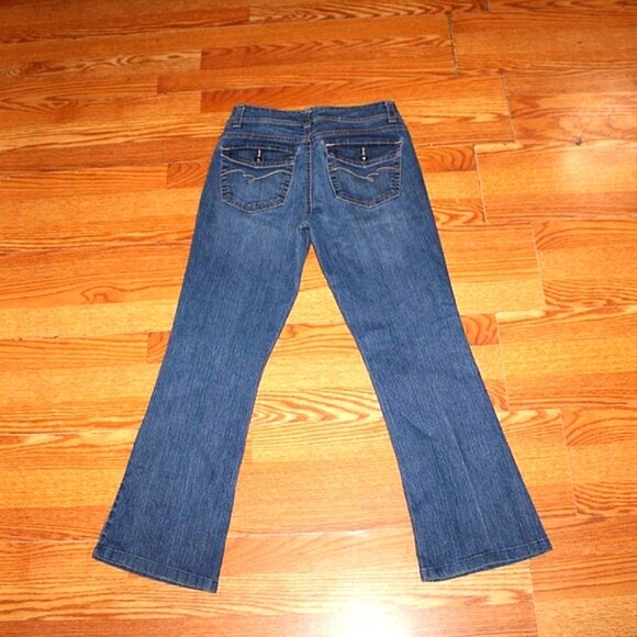 Nine West Bootcut Jeans - Size 8 - Dark Wash Denim - 28" Inseam - Y2K, Stretch - Picture 2 of 11